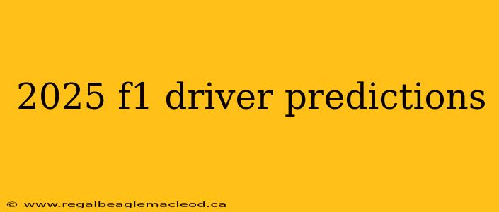 2025 f1 driver predictions