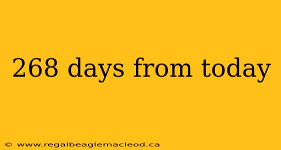 268 days from today