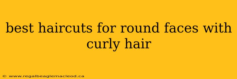 best haircuts for round faces with curly hair