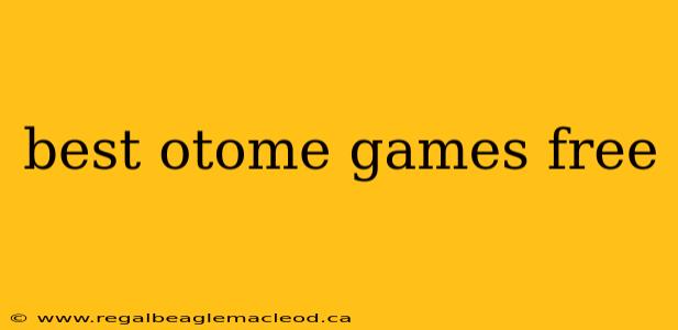 best otome games free