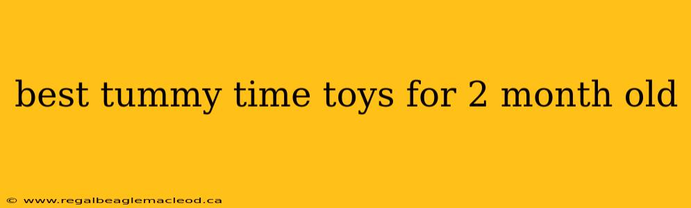 best tummy time toys for 2 month old