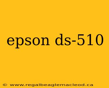 epson ds-510