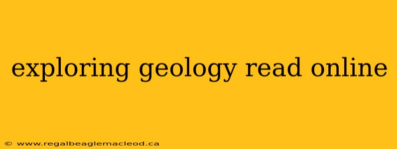 exploring geology read online