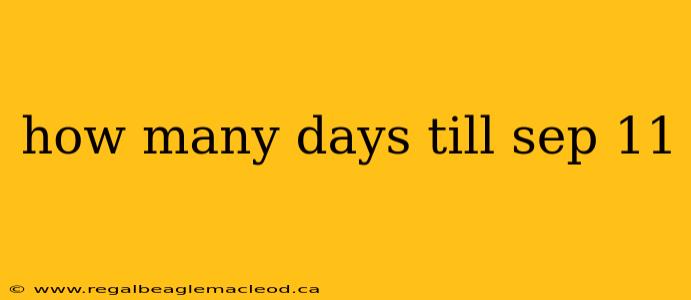 how many days till sep 11