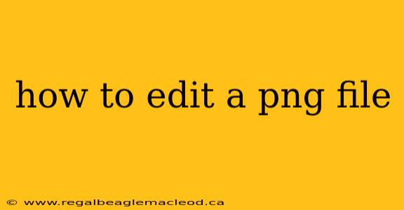 how to edit a png file