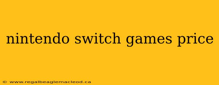 nintendo switch games price