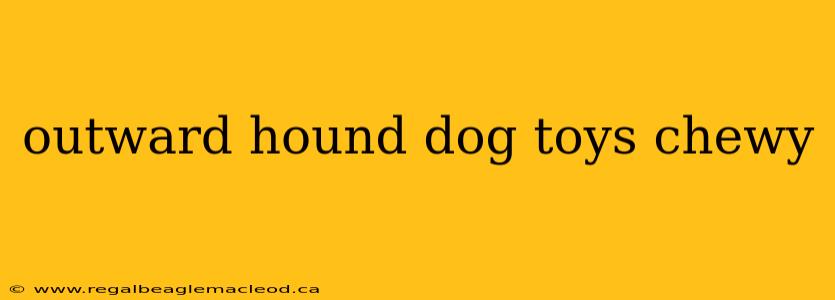 outward hound dog toys chewy