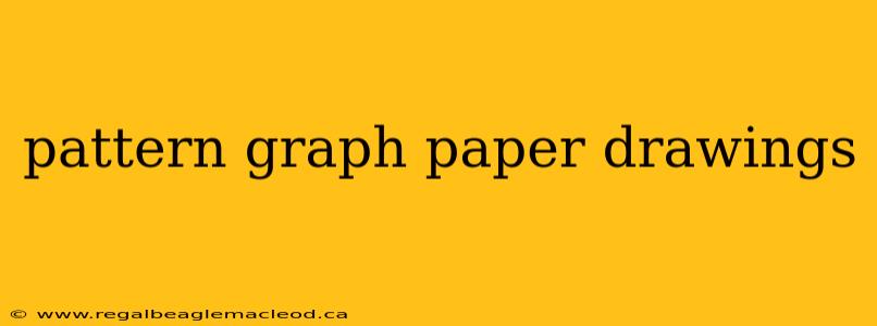 pattern graph paper drawings