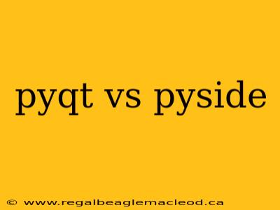 pyqt vs pyside