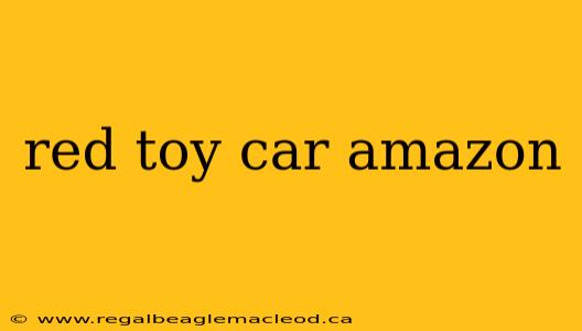 red toy car amazon