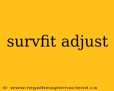 survfit adjust