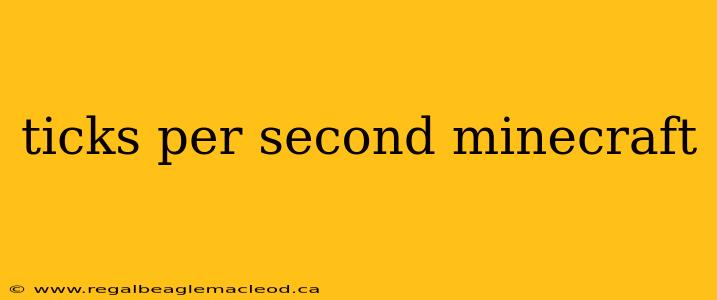 ticks per second minecraft