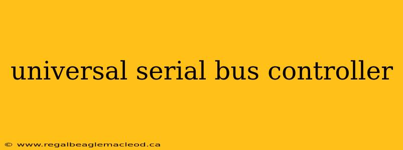 universal serial bus controller