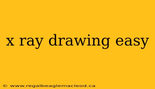 x ray drawing easy